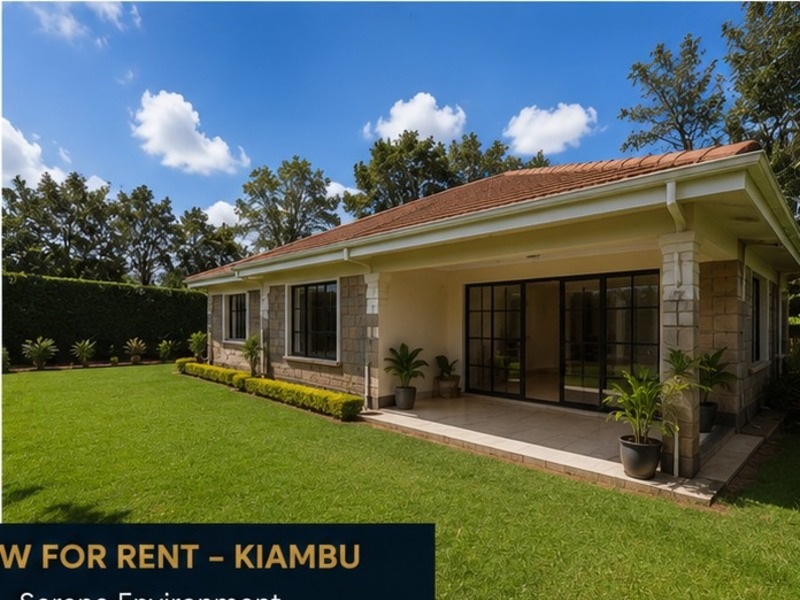 3 Bedroom Bungalow for Rent in Kiambu